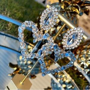 Crystal Heart Earrings